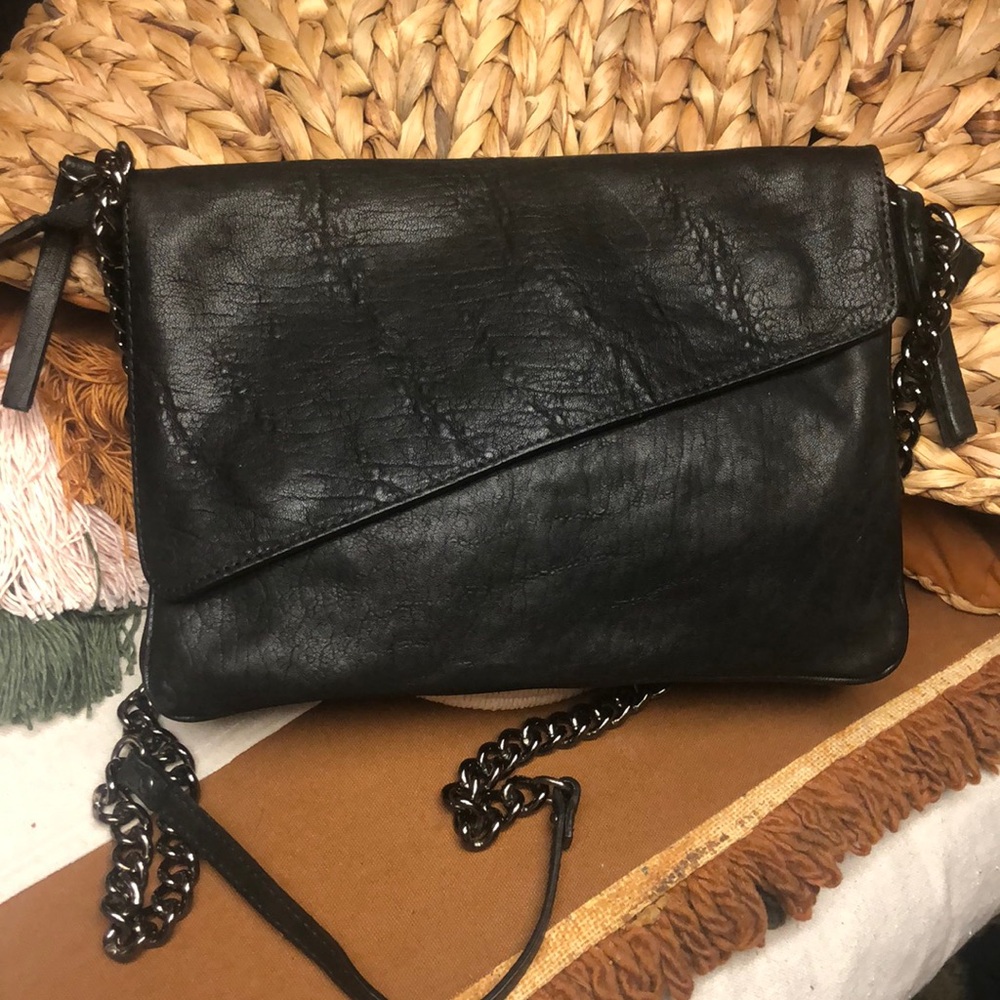 Maxon Beautiful Textured Leather Crossbody With Detachable Strap BNWOT Roomy